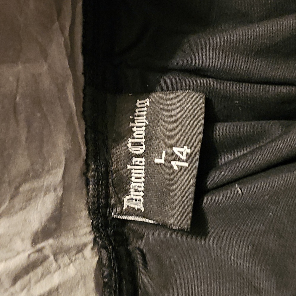 Dracula Clothing Vex Skirt, M/L - Picture 3 of 3